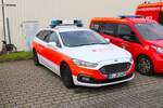 Die Johanniter Rhein Main Ford Focus KdoW am 20.04.24 bei einer Großübung am Flugplatz Egelsbach