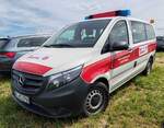 =MB Vito der JOHANNITER, gesehen auf dem Parkgelände der Rettmobil 2024 in Fulda