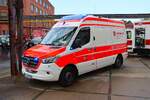 Die Johanniter Kassel Mercedes Benz Sprinter N-KTW (AKKON Kassel 5/93-1) am 18.04.26 beim Blaulichttag im Henschel Museum Kassel