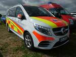 =MB Vito von KTS STUTTGART-ESSLINGEN, steht auf dem Parkplatz der RettMobil im Mai 2022