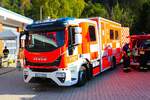 Feuerwehr Offenbach IVECO ITW am 01.10.23 beim Tag der offenen Tür der Feuerwehr Bad Schwalbach