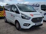 =Ford Transit als Einsatzfahrzeug der Malteser, gesehen auf dem Parkplatz der Rettmobil 2022, 05-2022 