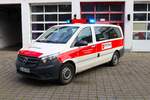 Malteser Hilfsdienst Stadt und Kreis Offenbach Mercedes Benz MTW Betreuung (Johannes Kreis Offenbach 43/18-1) am 02.03.24 bei einen Fototermin.