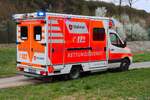 Malteser Mercedes Benz Sprinter RTW (Johannes Frankfurt 64/85/1) am 21.03.26 bei der FRARescueFusion
