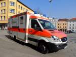 MB im Rettungdienst der Malteser, bei einem Einsatz in der Passauer Innenstadt; 140308