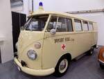 VW T1 Krankenwagen der Dynamit Nobel GmbH aus den Modelljahren 1963 bis 1967.