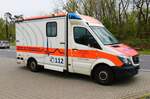 Eigenbetrieb Rettungsdienst Kreis Offenbach Mercedes Benz Sprinter RTW am 01.05.23 beim Tag der offenen Tür der Feuerwehr Rodgau