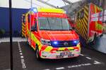 VW Carfter RTW Werkfeuerwehr Volkswagen Salzgitter am 08.05.26 auf der Rettmobil