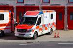 Rettungsdienst Eigenbetrieb Kreis Offenbach Mercedes Benz Sprinter RTW (RTW Kreis Offenbach 1-83-1) am 06.09.26 in Heusenstamm  