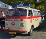 VW T2, des luxemburgischen Malteser Kreuzes, war in Diekirch beim Tag des Zivilschutzes vor Ort. 27.09.2026