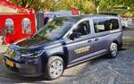 VW Caddy von Luxambulance, zum Transport von Patienten mit Rollstuhl, war beim Tag des Zivilschutzes in Diekirch zu sehen.