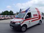 VW-T5, Notarztwagen erscheint zur größten Bundesweiten Rot-Kreuz Übung Innpower2011;110603
