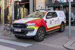 Ford Ranger, Samariterbund Tirol. Aufgenommen am Nationalfeiertag 26.10.2025 in Innsbruck. 