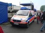 MB Vito als polnischer Ambulanz-Wagen in Wolsztyn am 1.5.2010