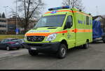 Mercedes Sprinter Rettungswagen abgestellt in Bülach am 13.12.2025