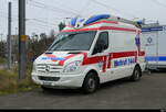 Mercedes Sprinter Notruf 144 Rettungswagen abgestellt in Bülach am 13.12.2025