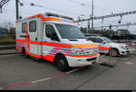 Mercedes Sprinter Notruf 144 Rettungswagen abgestellt in Bülach am 13.12.2025