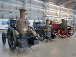 Diese drei Dampfmaschinen waren Ende Januar 2017 im Museu de Marinha in Lissabon ausgestellt.