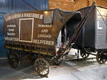 Ein Ende Mai 2019 im National Railway Museum York ausgestellter Transportwagen.
