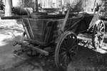 Ein alter Transportwagen für die Landwirtschaft.