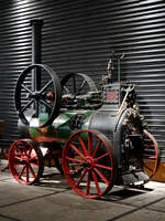 Diese Dampfmaschine des einst bedeutenden britischen Maschinenbauers Marshall, Sons & Co. ist Teil der Ausstellung im Eisenbahnmuseum von Utrecht. (September 2026)
