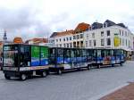Der Solarbetriebene ZONNETREIN befördert Fahrgäste durch Vlissingen;110830