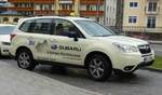 =Subaru als Taxi steht am HBF in Berchtesgaden im Dezember 2018