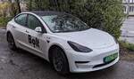 Tesla Model 3 als Taxi für Bolt. Foto: 03.2024