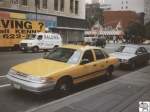 1995er Ford Crown Victoria als New York Taxi.