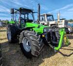 =Deutz - Fahr, gesehen bei der Oldtimerausstellung der OLDTIMERFREUNDE OHMTAL in Dannenrod, 09-2025