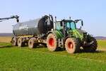 LU Schmidt Ronneburg Fendt Vario 724 mit Garant Kotte Zubringer Fass