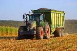 LU Schmidt Ronneburg Fendt 726 mit Krone TX am 23.08.23 bei der Maisernte 2026 zwischen Langenselbold und Ronneburg 