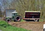 Fendt 275 S mit 1-achs-H�nger bei Ebersberg - 27.04.2012