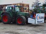 FENDT-Favorit-515C wurde für einen Faschingsumzug verwendet; 260204