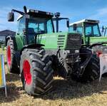 =Fendt Favorit 511 C, gesehen bei der Oldtimerausstellung der OLDTIMERFREUNDE OHMTAL in Dannenrod, 09-2025