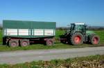 Fendt Favorit 924 mit Drei-Achs-H�nger, Okt.2012