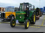 Grüner John Deere 3130 am Oldtimertreffen in Rheinfelden am 27.09.2025