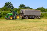 John Deere 6210R 155 bei Echzell am 29.05.26