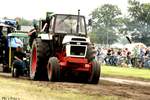 Case Traktor beim Traktorpulling auf dem Internationalen Historischen Festival (IHF) in Panningen ende Juli 2016