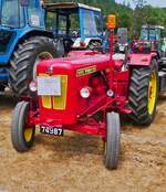Dawid Brown 990, BJ 1965, 3195 ccm, 53 PS, war beim Oldtimertreffen in Warken zu Gast. 19.07.2026