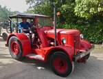 David Brown Taskmaster, BJ 1956, 46 PS, nahm an der Rundfahrt beim Traktorentreffen in Keispelt teil. 09.08.2025