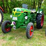 Deutz war bei der Oldtimerausstellung in Hainzell im Mai 2015 gut vertreten