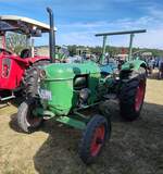 =Deutz D 30 S, gesehen bei der Oldtimerveranstaltung der OLDTIMERFREUNDE OHMTAL in Dannenrod, 09-2025