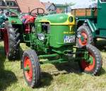 Deutz steht bei der Oldtimerausstellung in Thalau, Mai 2012