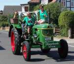 Deutz D 40 S, unterwegs in Pferdsdorf anl. der 2015er Oldtimerveranstaltung im August