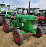 =Deutz D 40, gesehen bei der Oldtimerausstellung in Uttrichshausen, 07-2022