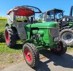 =Deutz D 40 ausgestellt bei der Oldtimerschau in Wasenberg, 05-2025