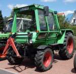 Deutz Intrac, ausgestellt bei der Oldtimerausstellung der  Alten Zylinder  Hilders im Juni 2015