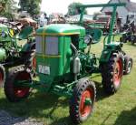 Deutz Knubbel steht bei der Oldtimerausstellung in Gudensberg, Juli 2015