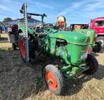 =Deutz, gesehen bei der Oldtimerausstellung der OLDTIMERFREUNDE OHMTAL in Dannenrod, 09-2025